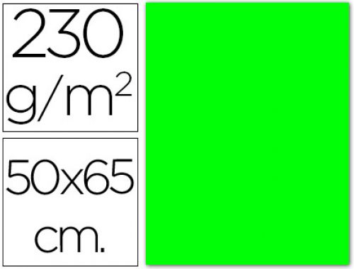 Cartolina fluorescente 50 x 65 cm 230 gr verde , Sadipal , 13777 , 8427973154073